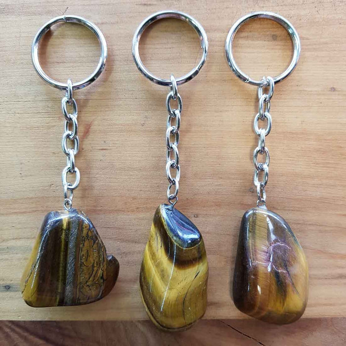 Gold Tigers Eye Keyring (assorted)