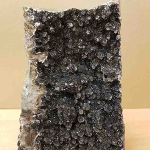 Black Amethyst Cluster Standing. (approx. 18.5x10.5x9.5cm)