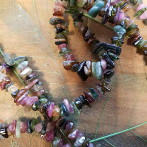 Tourmaline Chip Necklace (approx. 85cm)