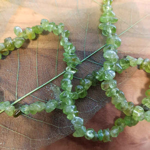 Peridot Chip Necklace (approx. 85cm)