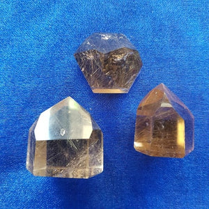 Rutilated Smoky Quartz Polished Point (assorted approx. 3x2.5x2cmish)