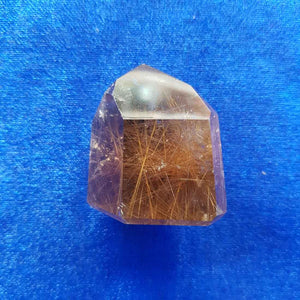 Rutilated Smoky Quartz Polished Point (approx. 3.5x3x2.5cm)