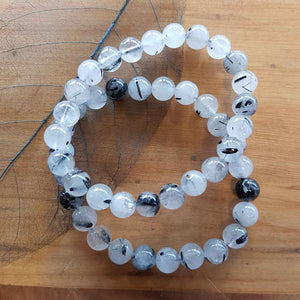 Tourmalinated Quartz Bracelet