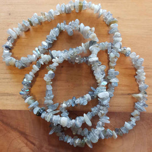 Labradorite Chip Necklace (approx. 85cm)