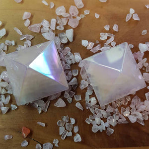 Rose Aura Pyramid (approx. 2x3.2x3.2cm)