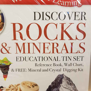 Discover Rocks & Minerals Educational Tin Set