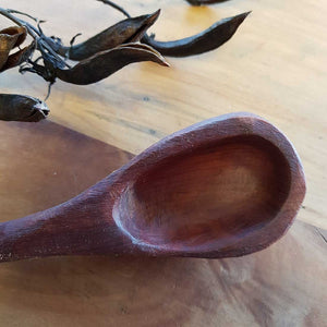 Totara Spoon Hand Crafted in New Zealand from 500 year old Totara from the Feilding Area (approx.29x5x2cm)