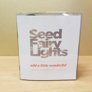 Gold Seed Fairy Lights (indoor use only 100 LEDs on a 10m silver wire plug in)