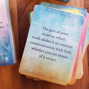 Everyday Miracles Cards (a 50 card deck of lessons from a course in miracles)
