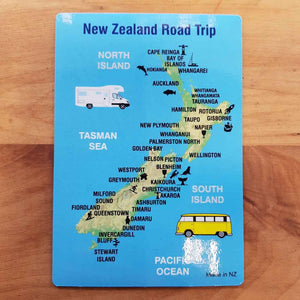 New Zealand Road Trip Magnet (approx. 13x9cm)