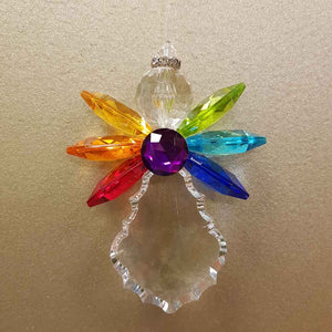 Colourful Hanging Angel (assorted colours approx. 11.5x8.5cm)