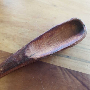 Totara Spoon Hand Crafted in New Zealand from 500 year old Totara from the Feilding Area (approx.16x2.5cm)