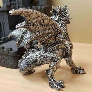 Young Defiant Dragon (metallic finish 3 assorted approx 12x13cm)