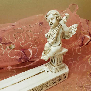  Cupid Angel Playing Violin Incense Holder
