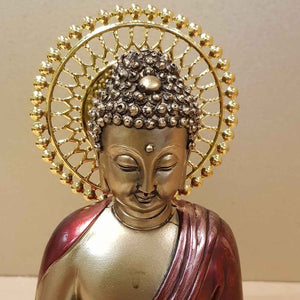 Enlightenment Buddha Candle Holder (approx 17x11cm)