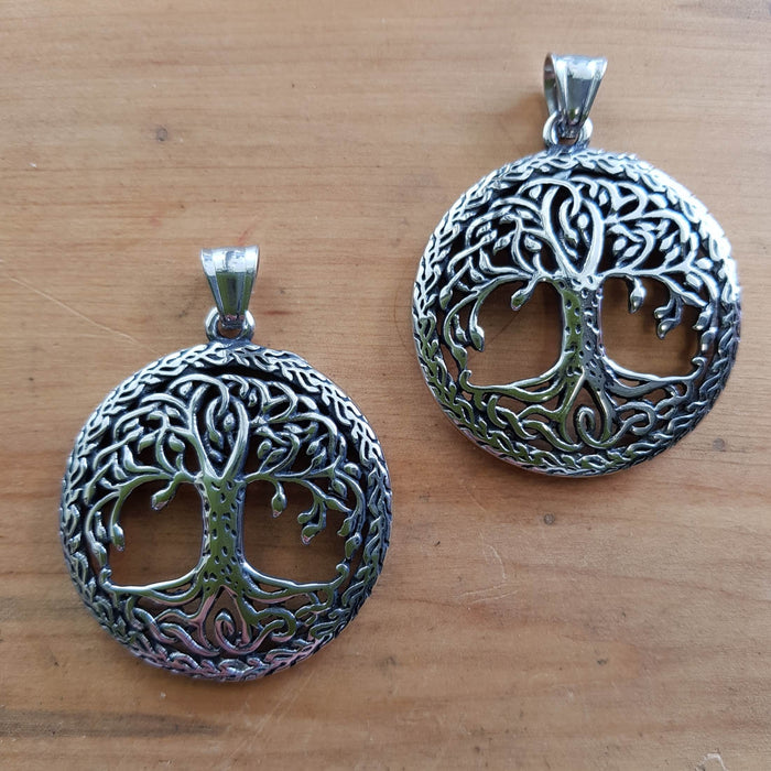 Tree of Life Pendant (stainless steel)