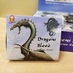 Dragons Blood Incense Cones (Kamini. 10 cones)