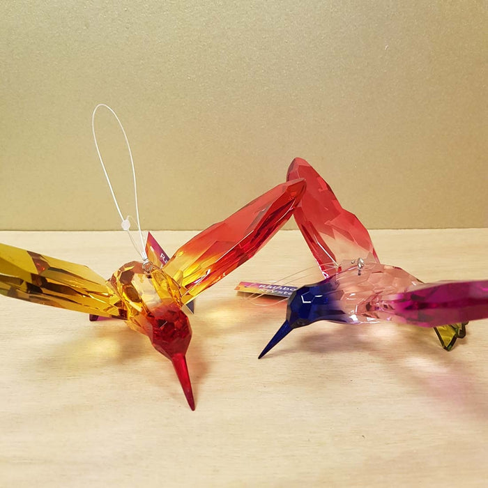 Colourful Hanging Hummingbird (assorted colours approx. 17x10.5x8cm)