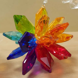 Hanging Starburst (colourful resin. assorted)