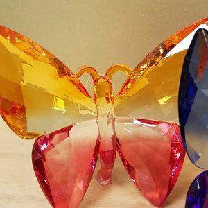 Colourful Standing Butterfly (assorted colours approx. 13x12x4cm)