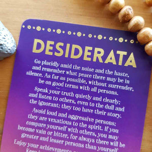 Desiderata Bookmark