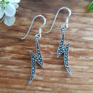 Marcasite Earrings (sterling silver)