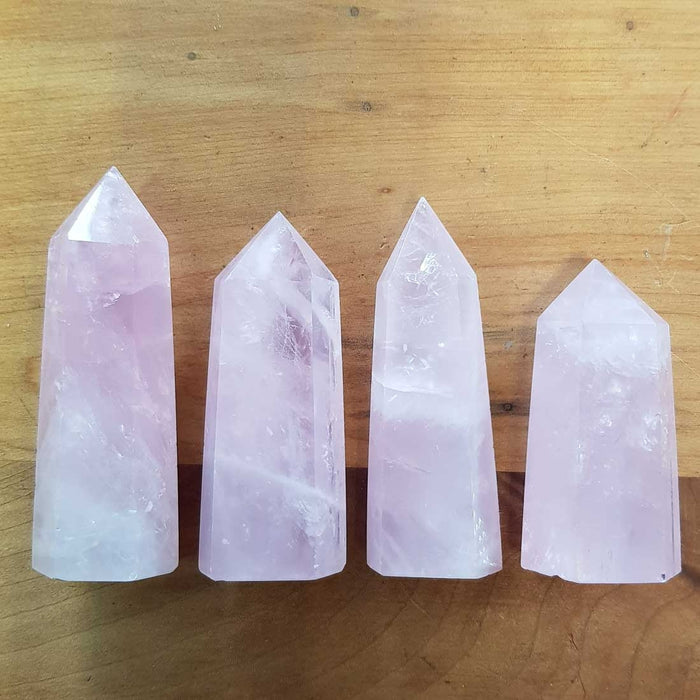 Rose Quartz Polished Point (assorted. approx.4-6x2-2.5cm)