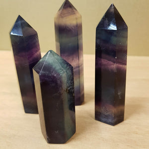 Rainbow Fluorite Polished Point (assorted approx. 7-8x2-2.5cm)