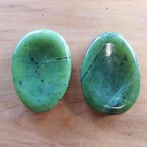 Green Jade Worry Stone (from British Columbia)