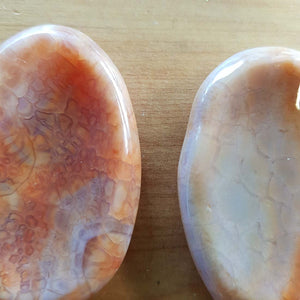 Fire Agate Worry Stones