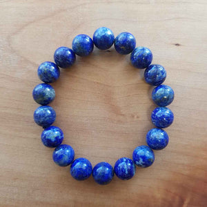 Lapis Bracelet (10mm beads)