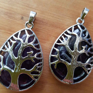 Amethyst Tree of Life Pendant