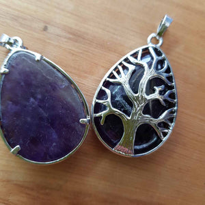 Amethyst Tree of Life Pendant