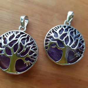 Amethyst Tree of Life Pendant