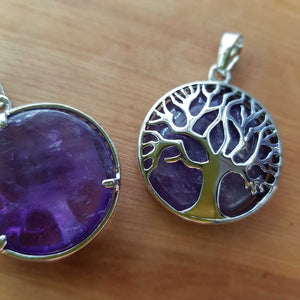 Amethyst Tree of Life Pendant