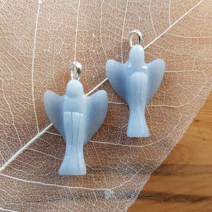 Angelite Angel Pendant