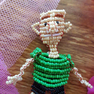 Beaded Wallace Handcrafted by Freya (approx. 10x6cm)