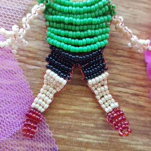 Beaded Wallace Handcrafted by Freya (approx. 10x6cm)