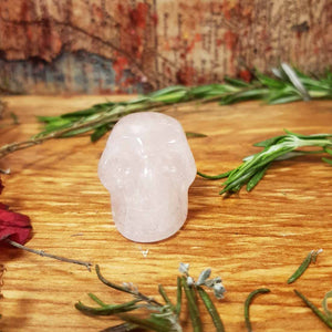 Rose Quartz Skull