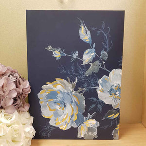 Navy Flower Gift Box (approx. 32x23x9cm)