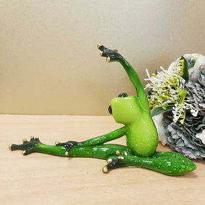 Yoga Posing Frog (assorted from 13-24Hx 10-20cmW)