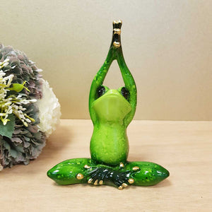 Yoga Posing Frog (assorted from 13-24Hx 10-20cmW)