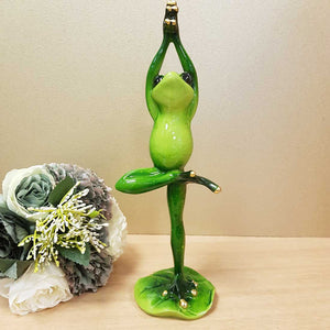 Yoga Posing Frog (assorted from 13-24Hx 10-20cmW)