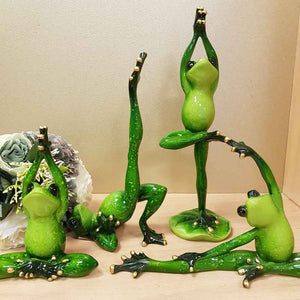 Yoga Posing Frog (assorted from 13-24Hx 10-20cmW)