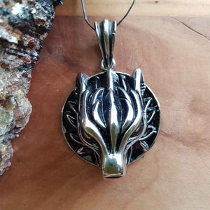 Wolf Pendant (stainless steel)