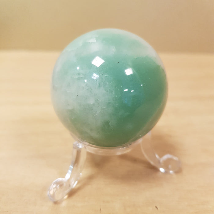 Green Aventurine Quartz Sphere (approx. 4x4cm)