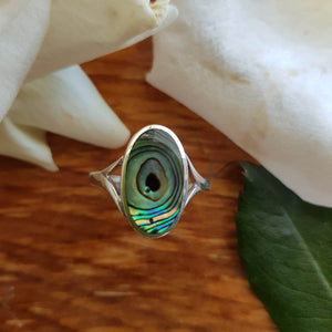 NZ Paua Shell Ring