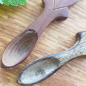 Peace Wooden Altar Spoon (approx. 16.5x3.5cm)