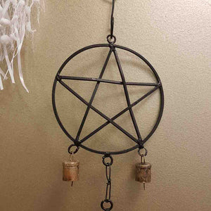 Pentacle Triquetra & Six Point Star Hanging (approx. 70x14cm)