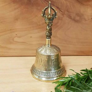 Tibetan Bell (brass approx. 13x7cm)